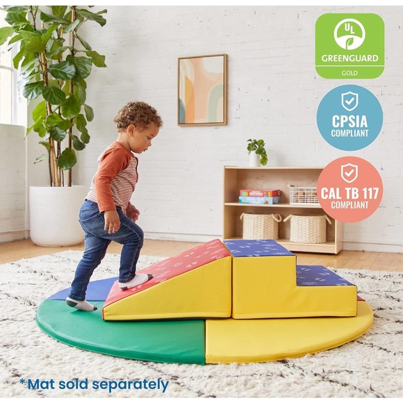 ECR4Kids - l SoftZone Little Me Play Climb and Slide, Primary (2-Piece) - Picture 7 of 7